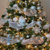 9M Christmas Ribbon Decoration Hanging Christmas Tree Pendent Ornaments for Home Decor Navidad Party New Year 2026 Accessories