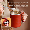 Insulated Travel Mug with Spoon Lid
