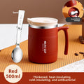 Insulated Travel Mug with Spoon Lid