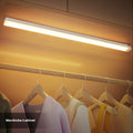 Motion Sensor LED Light - Rechargeable Under-Cabinet & Closet Light, Wireless Stick-On Night Light for Hallway, Wardrobe & Stairs | White or Warm Light