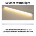 Motion Sensor LED Light - Rechargeable Under-Cabinet & Closet Light, Wireless Stick-On Night Light for Hallway, Wardrobe & Stairs | White or Warm Light
