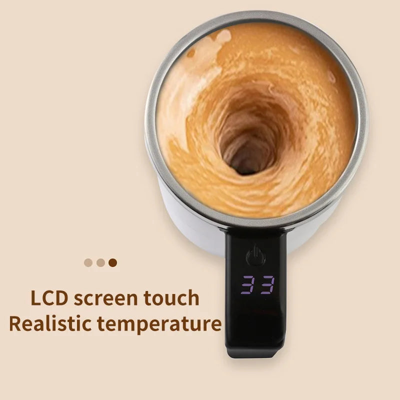 Self-Stirring Magnetic Tumbler