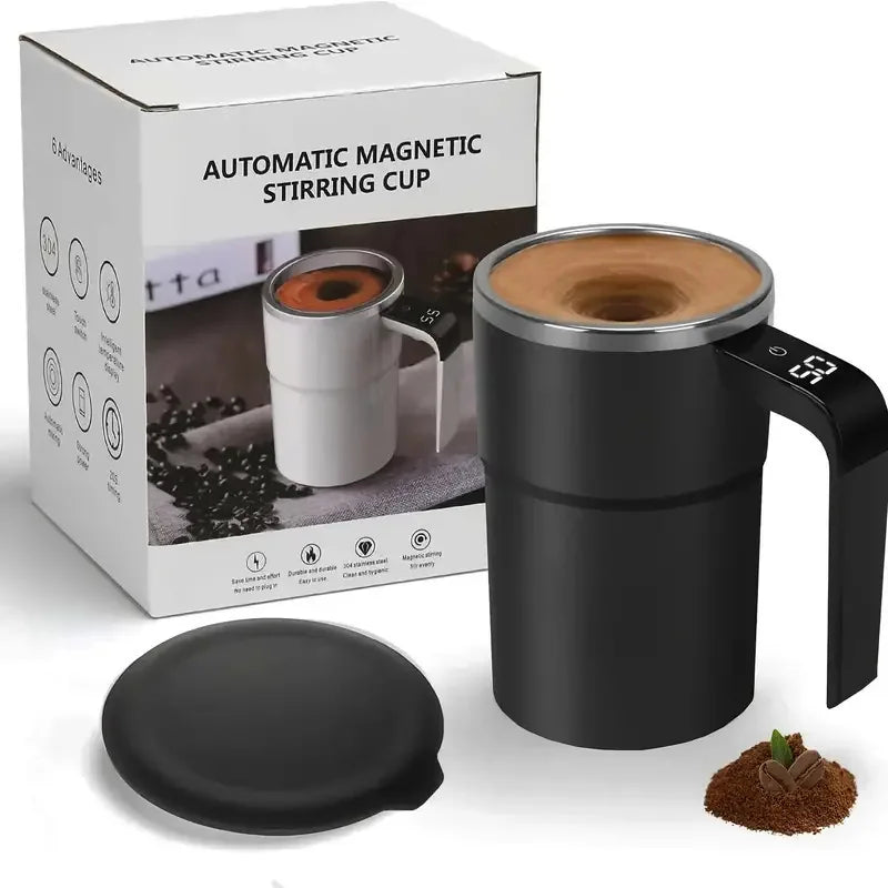 Self-Stirring Magnetic Tumbler