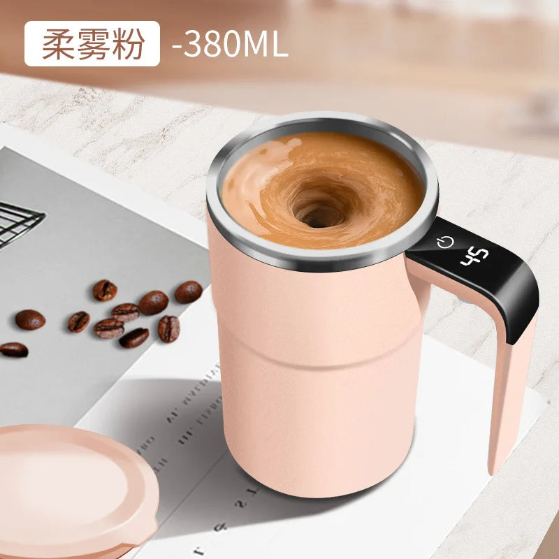 Self-Stirring Magnetic Tumbler