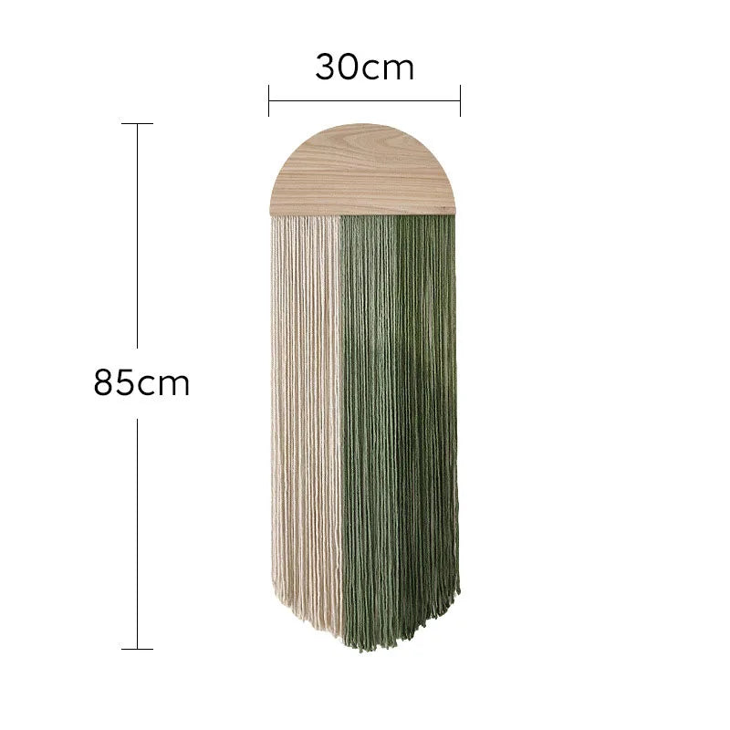 Hand-Woven Tassel Tapestry