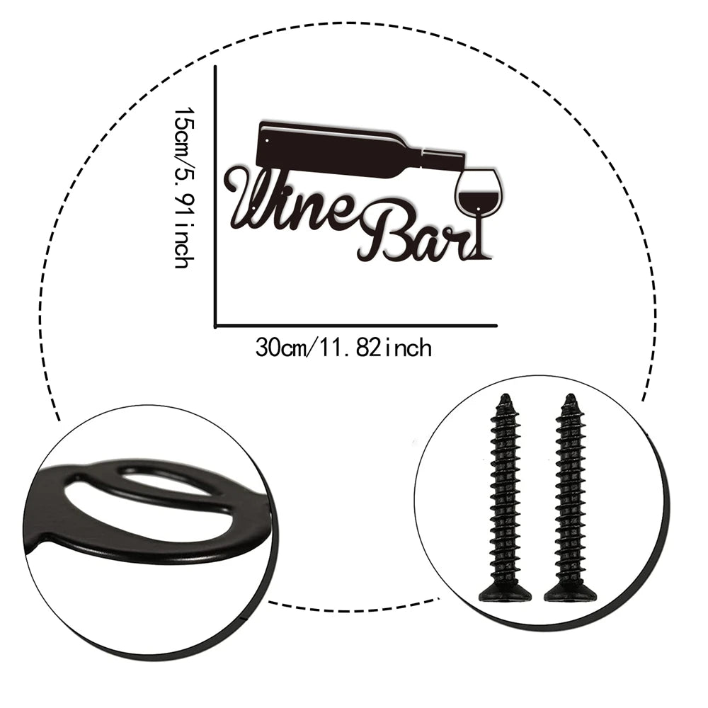 Wine Bar Sign Decoration
