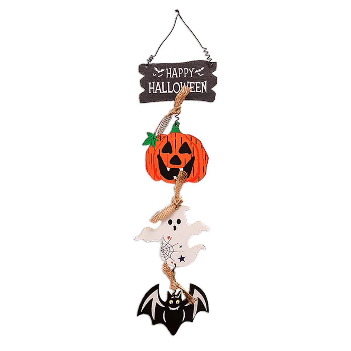 Wooden Halloween Door Hanger