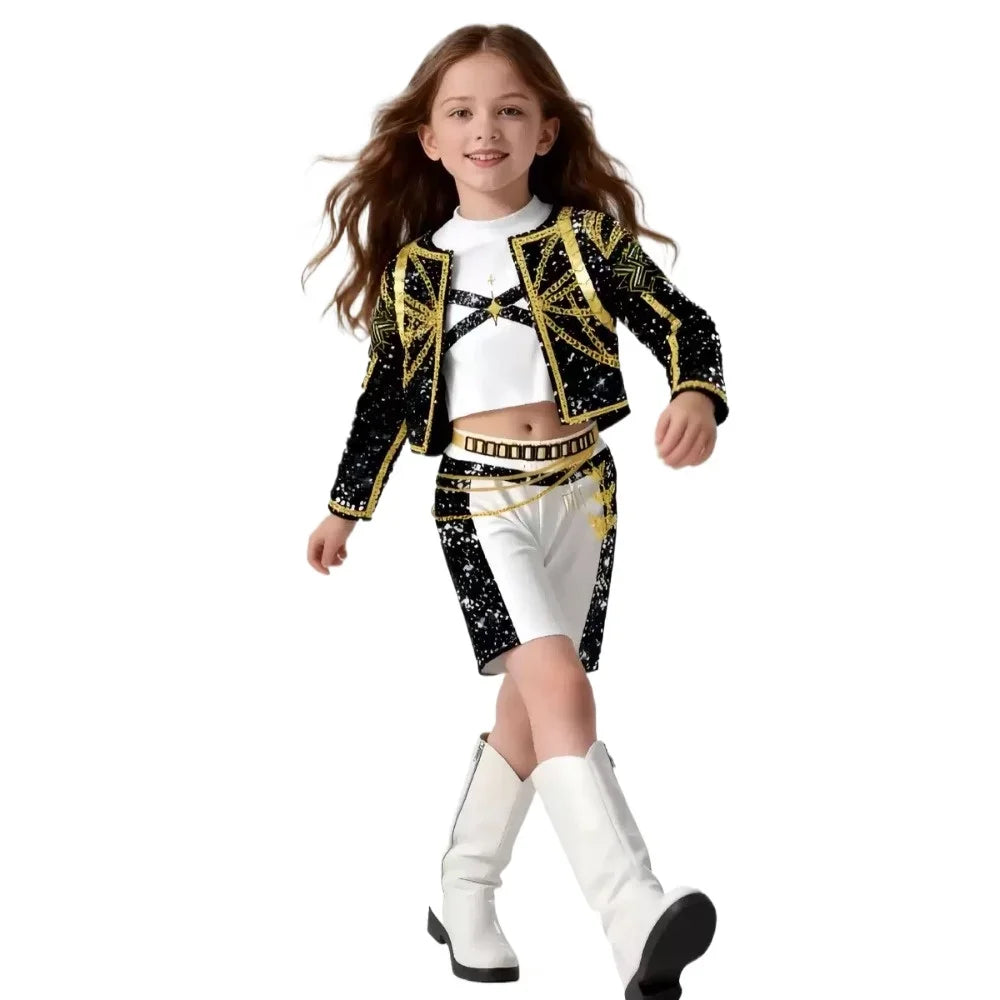 Kids' K-Pop Idol Stage Costume
