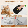 Pet Hair Removal Gloves - Reusable Double-Sided Grooming Gloves for Dogs & Cats, Removes Fur from Furniture, Carpets, Couch & Car | Washable, Pair