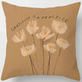 Square Pillowcase with Abstract Designs