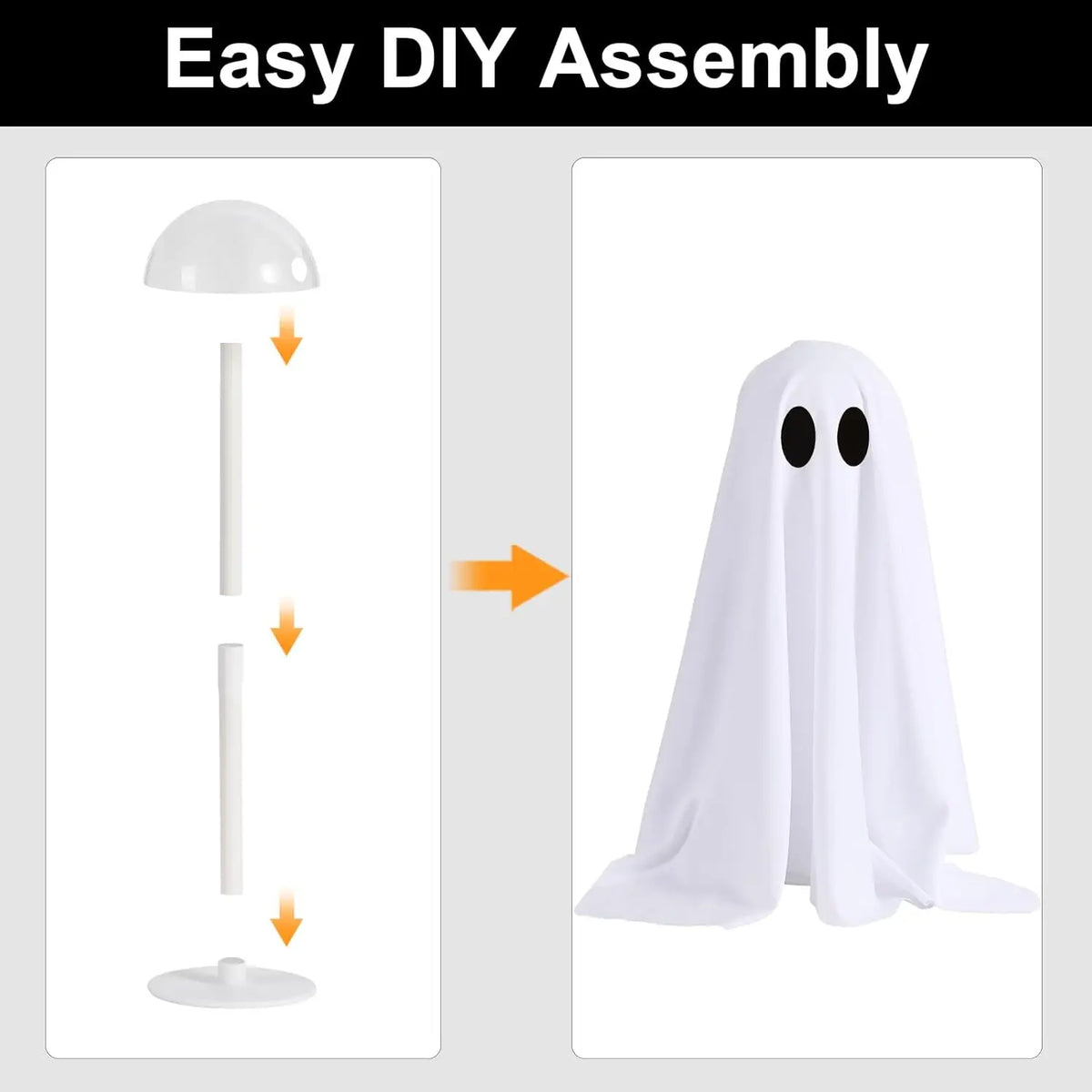 Ghosts with Lights (2 Pack)