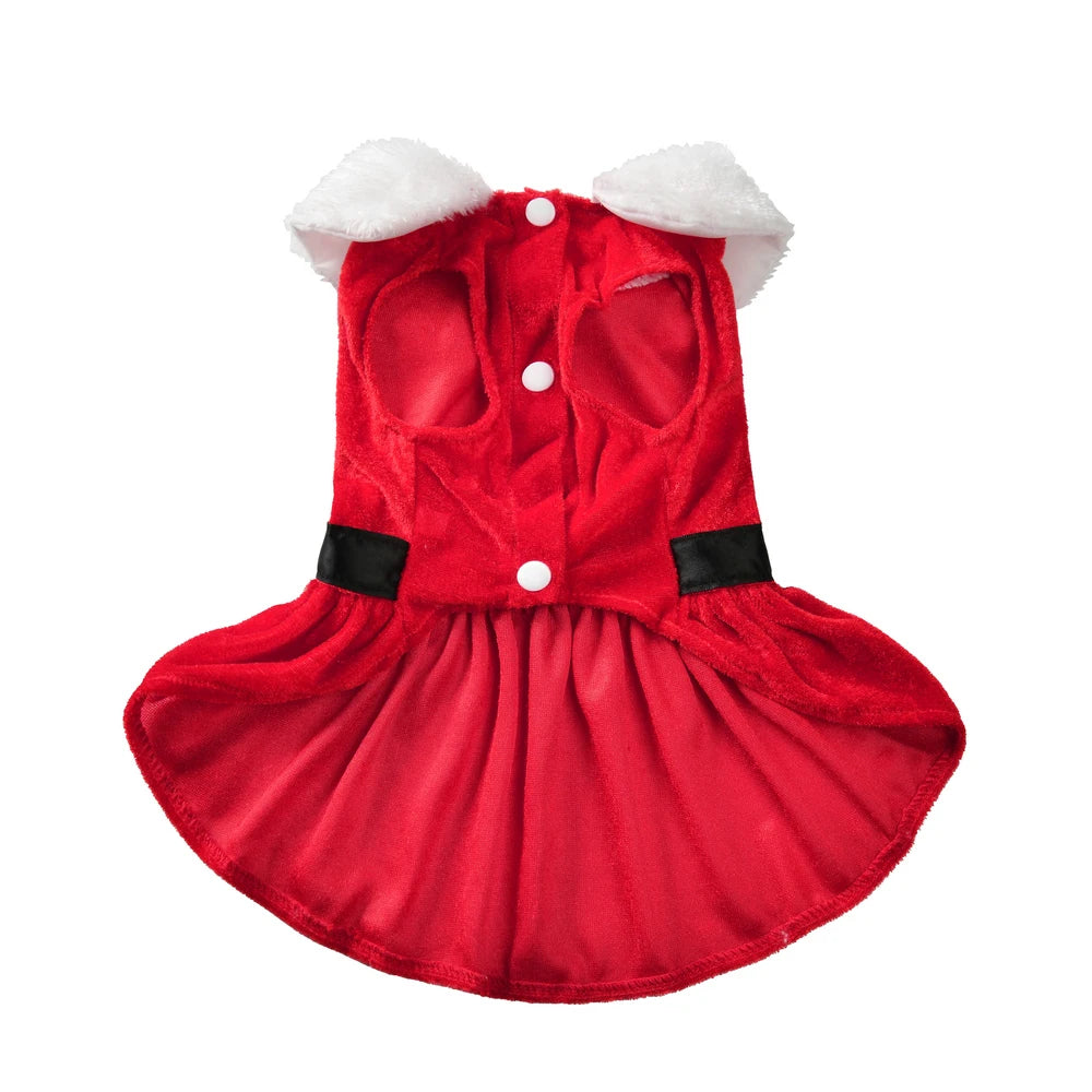 Pet Santa Skirt Costume