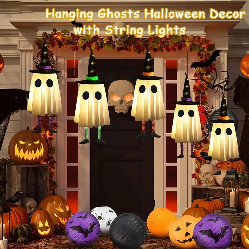 Glowing Witch Hat Ghost Lights