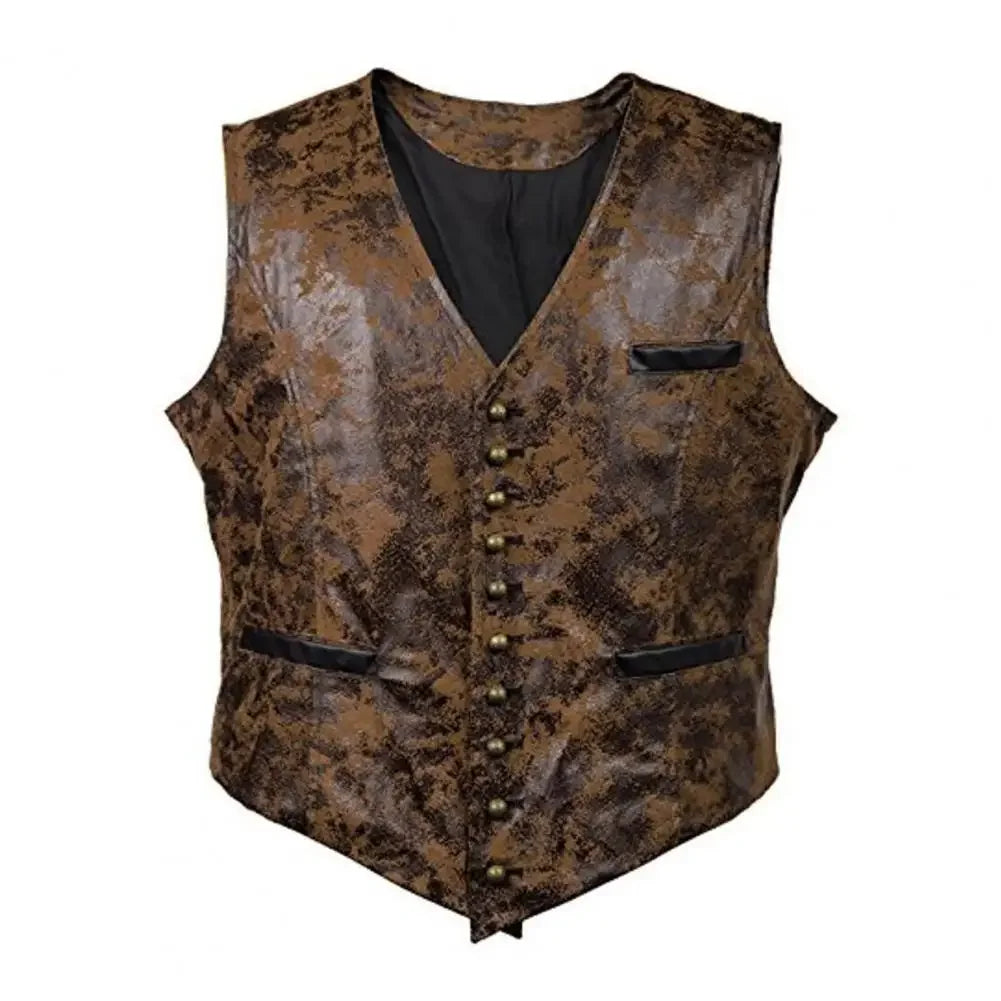 Men's Steampunk Vest Costume