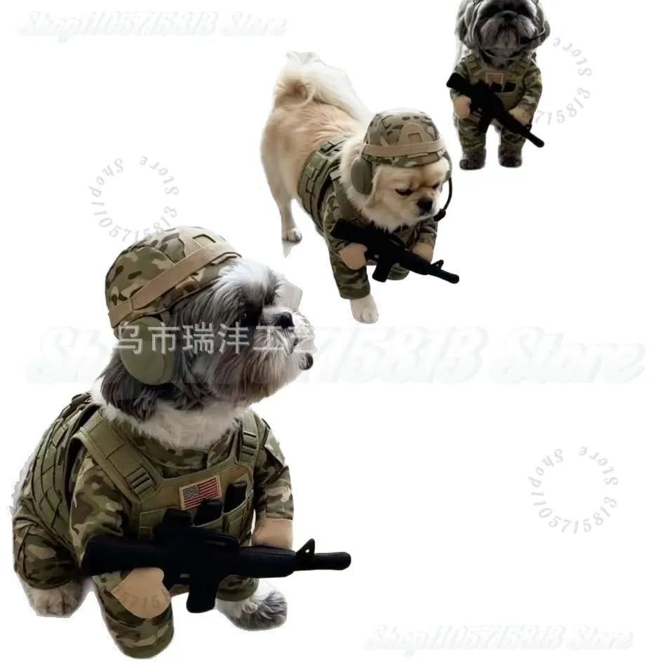 Pet Soldier Costume