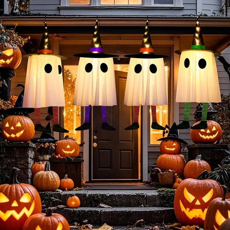 Glowing Witch Hat Ghost Lights