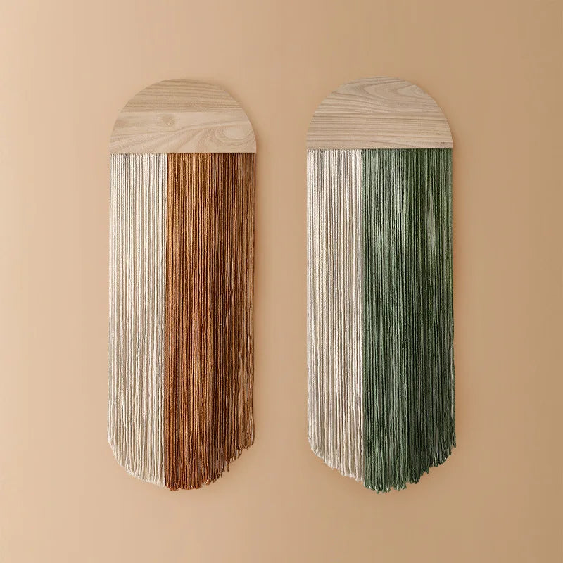 Hand-Woven Tassel Tapestry