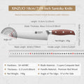 Santoku 7-inch Steel Kitchen Knife
