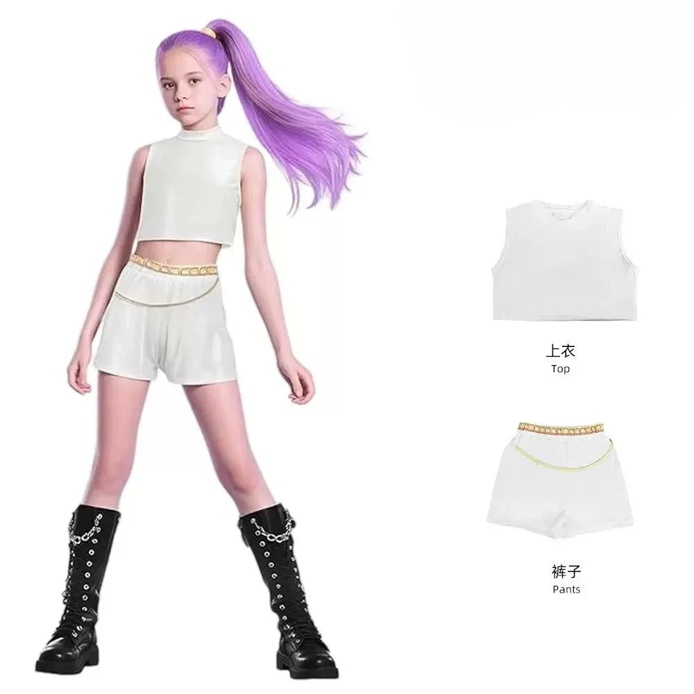 Kids' K-Pop Idol Stage Costume