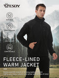 Esdy Men's Outdoor Thin Fleece Jacket