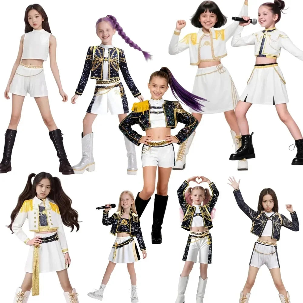 Kids' K-Pop Idol Stage Costume