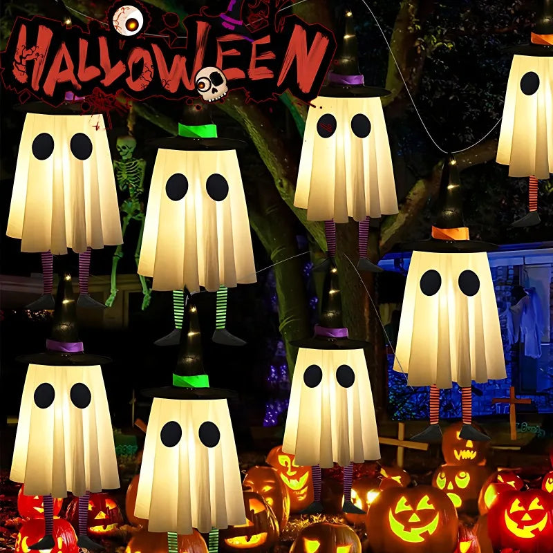 Glowing Witch Hat Ghost Lights
