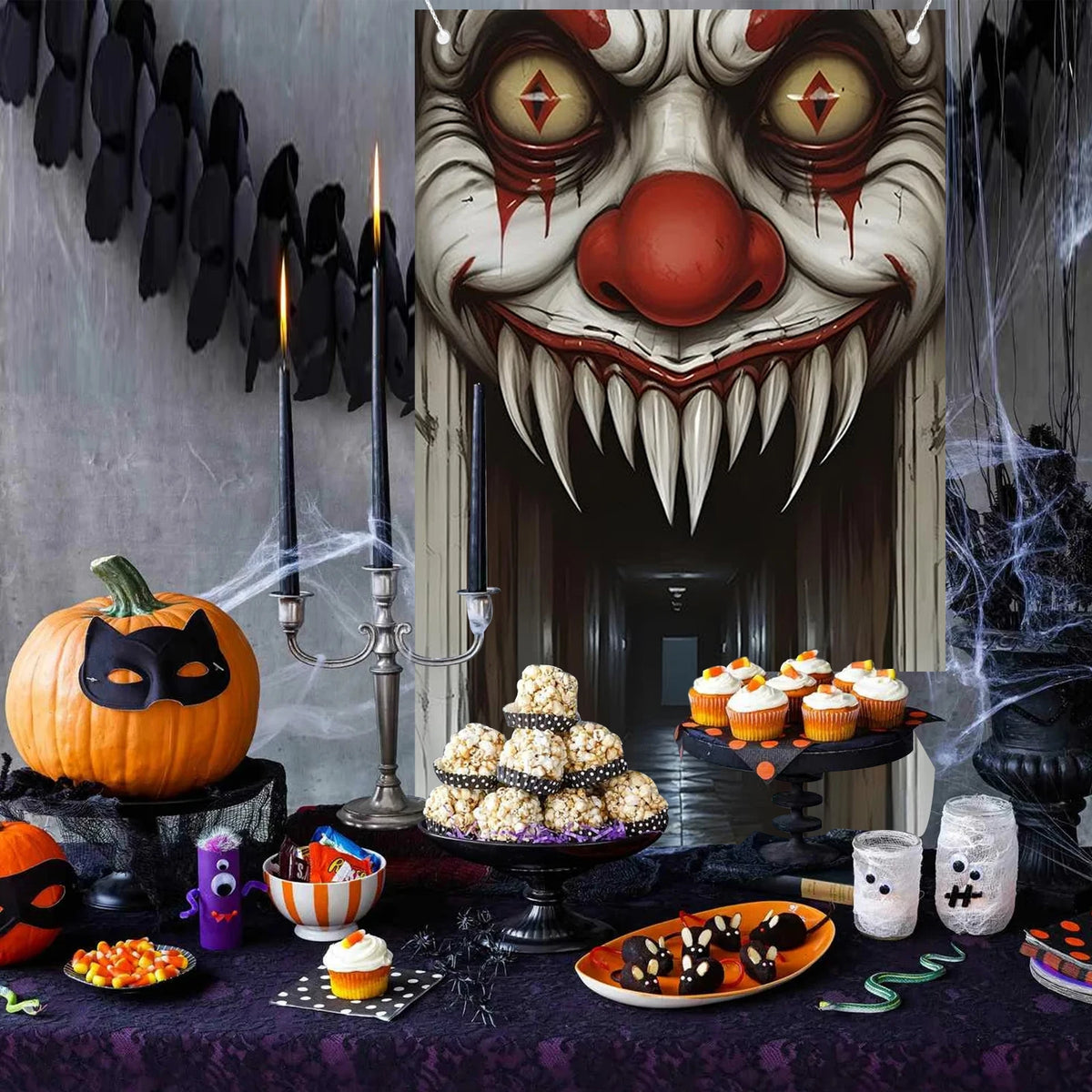 Haunted House Door Cover