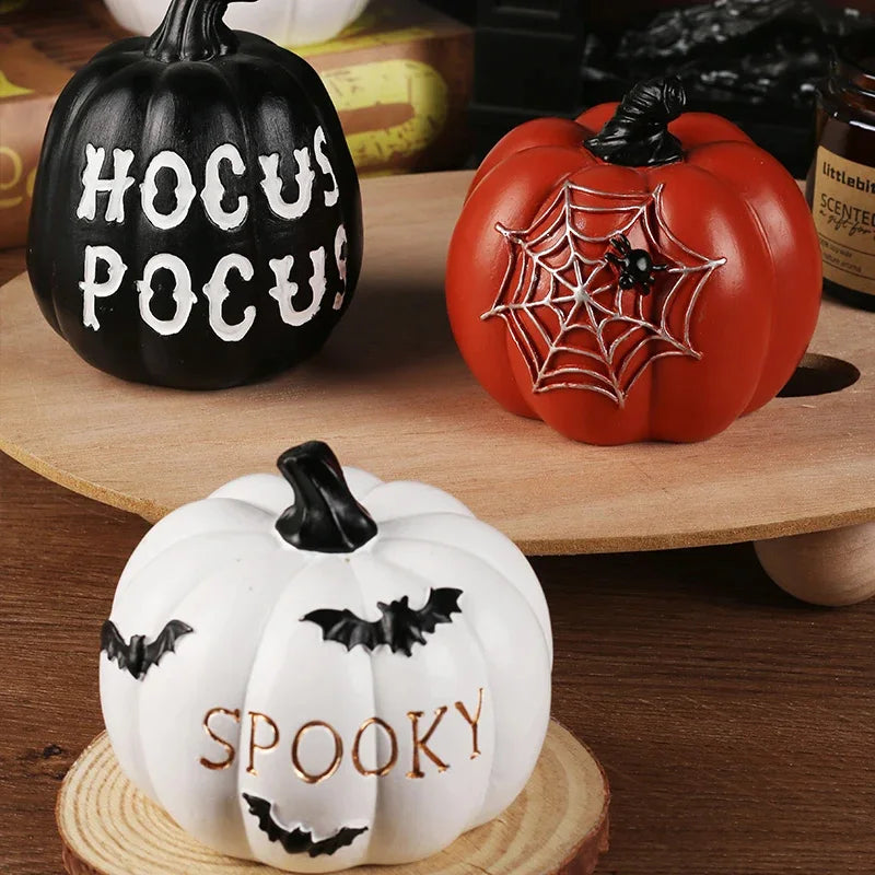 Resin Pumpkin Word Decor