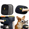 Pet Hair Removal Gloves - Reusable Double-Sided Grooming Gloves for Dogs & Cats, Removes Fur from Furniture, Carpets, Couch & Car | Washable, Pair