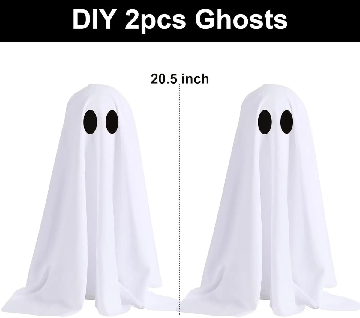 Ghosts with Lights (2 Pack)