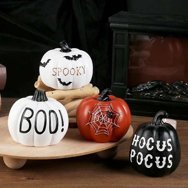 Resin Pumpkin Word Decor