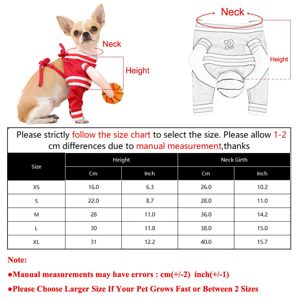 Pet Basketball Costume