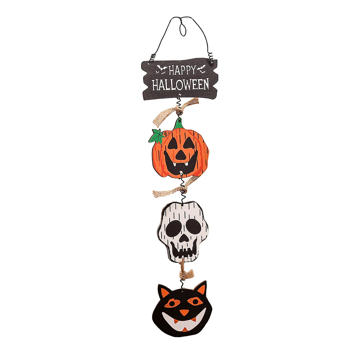 Wooden Halloween Door Hanger