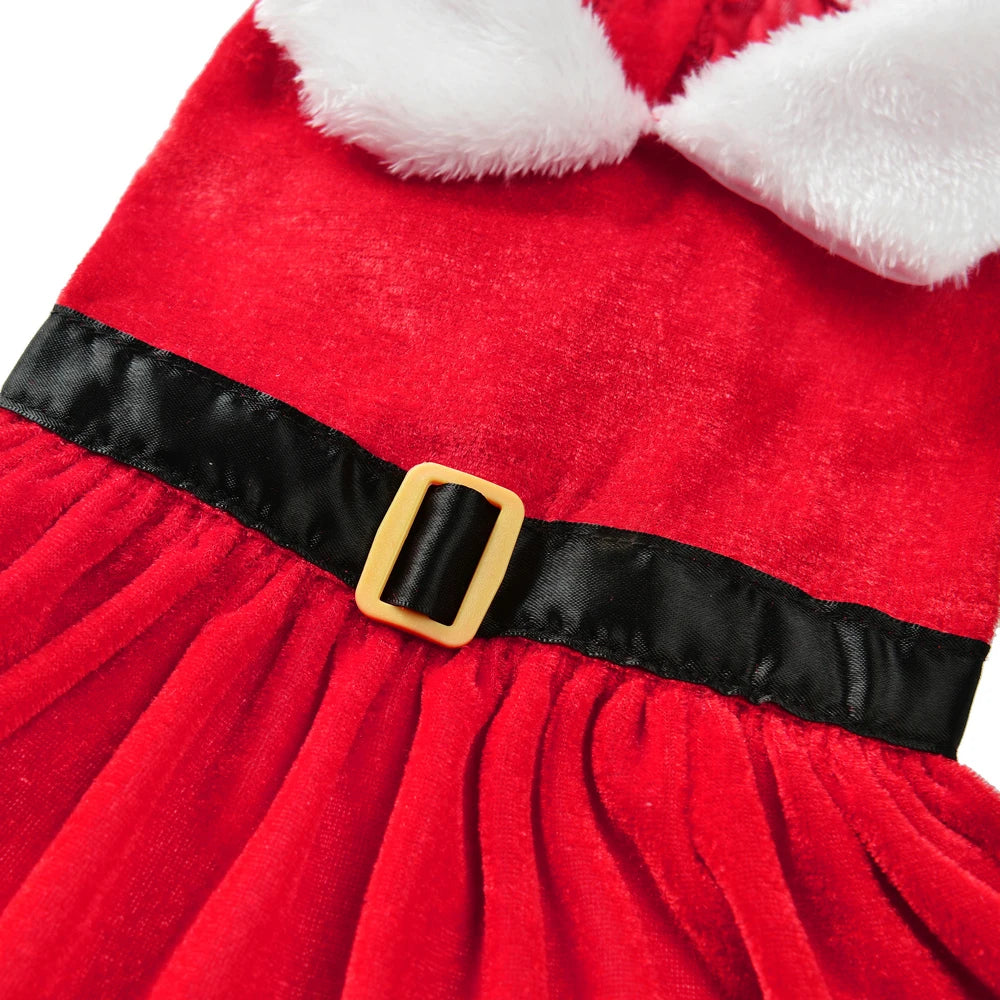 Pet Santa Skirt Costume