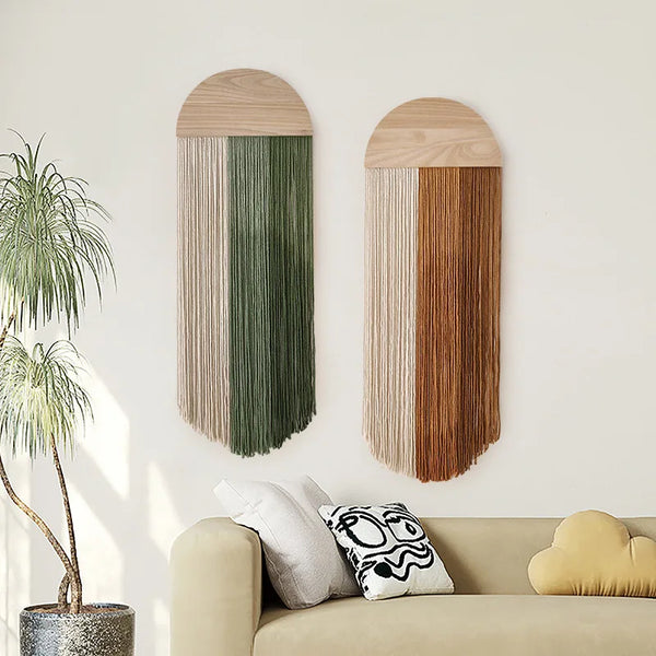 Hand-Woven Tassel Tapestry Wall Decoration