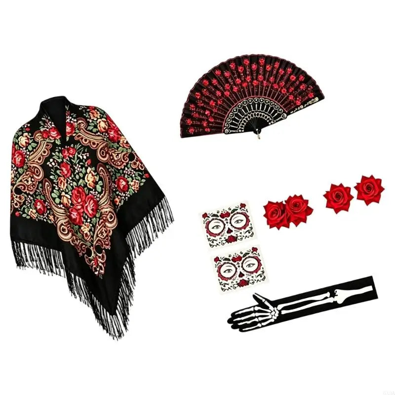 Skeleton Costume Accessory Set