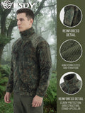 Esdy Men's Outdoor Thin Fleece Jacket