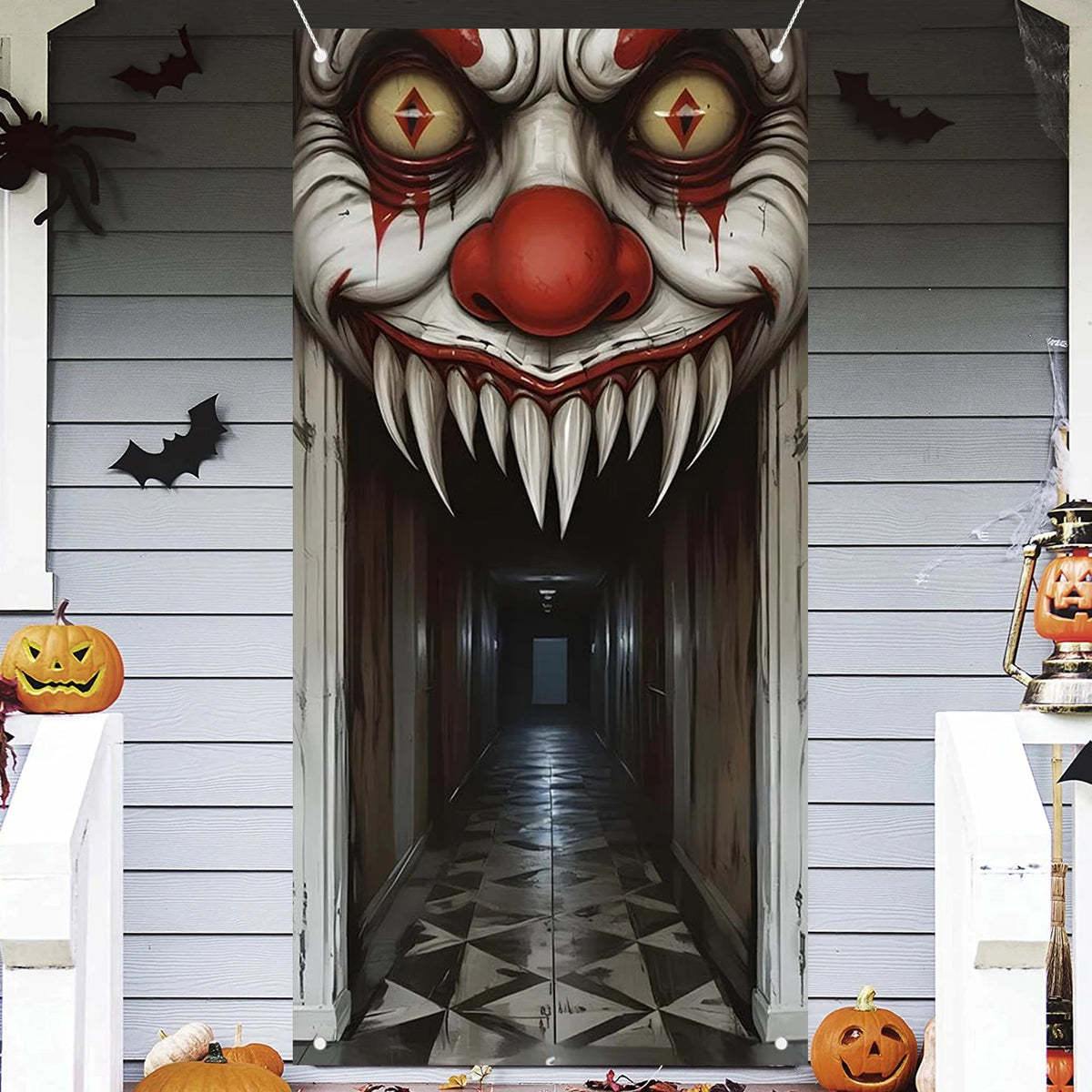 Haunted House Door Cover