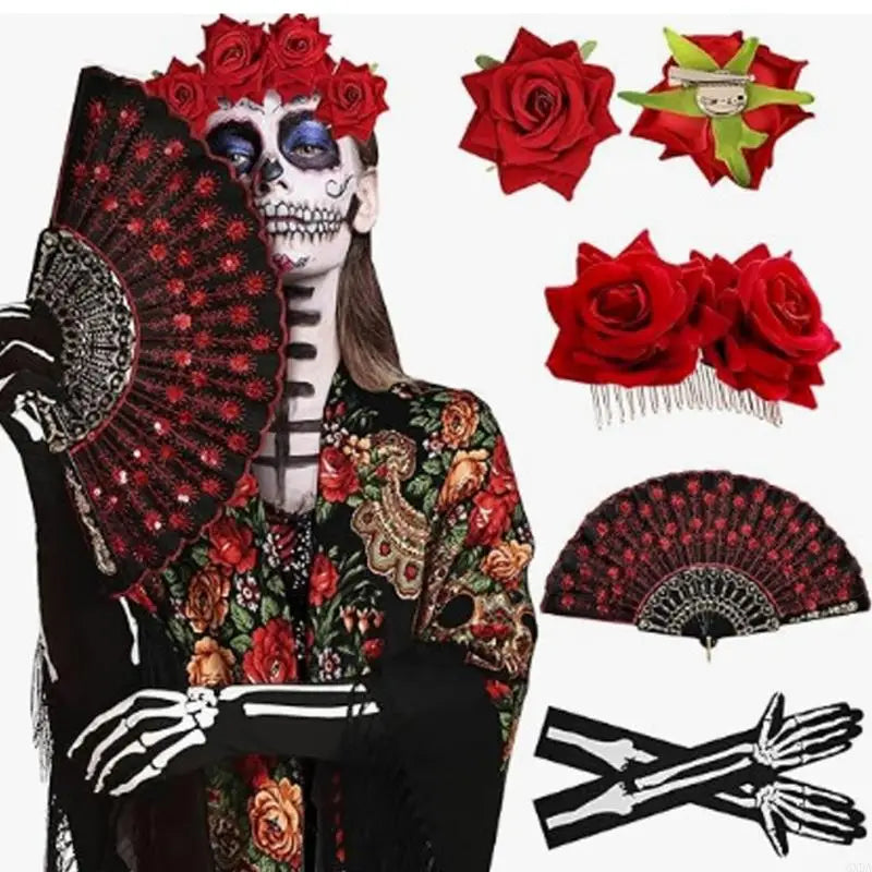 Skeleton Costume Accessory Set