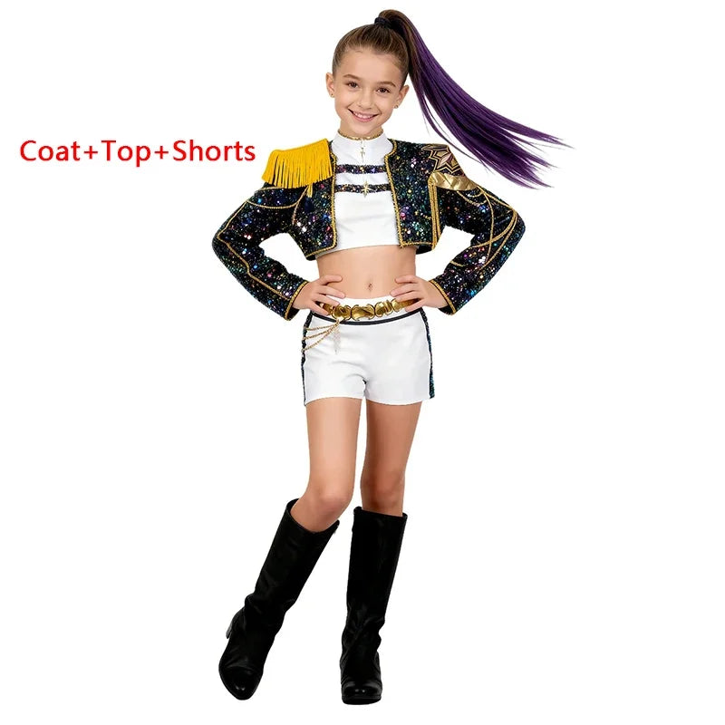 Kids' K-Pop Idol Stage Costume