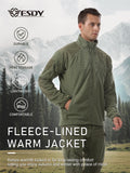 Esdy Men's Outdoor Thin Fleece Jacket
