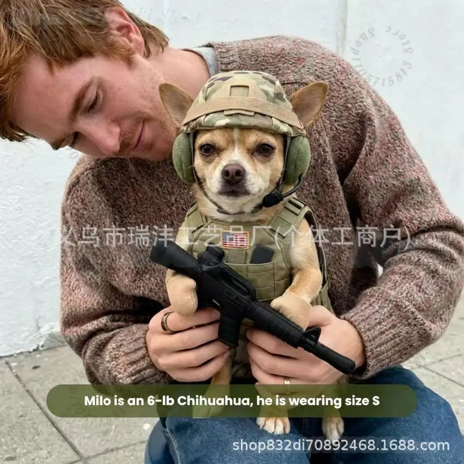 Pet Soldier Costume