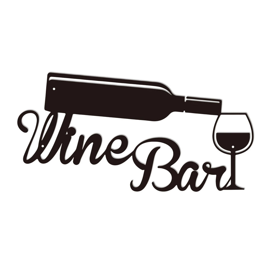 Wine Bar Sign Decoration