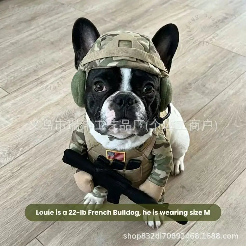 Pet Soldier Costume