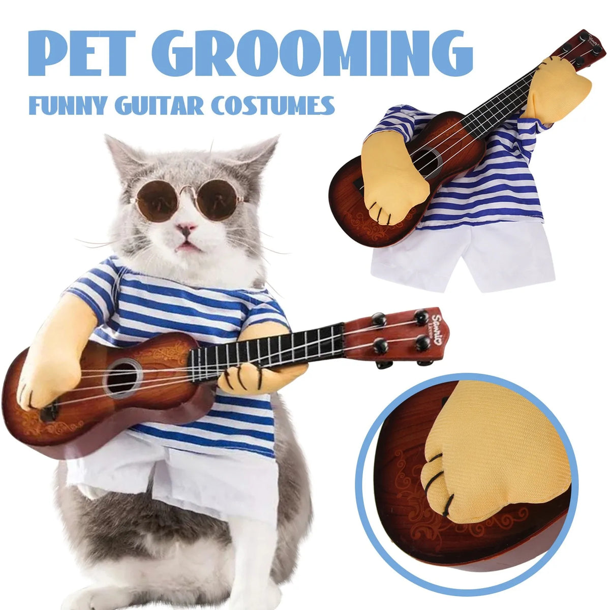 Pet Guitarist Costume