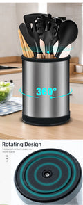 360° Rotating Utensil Holder