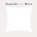 Square Pillowcase with Abstract Designs