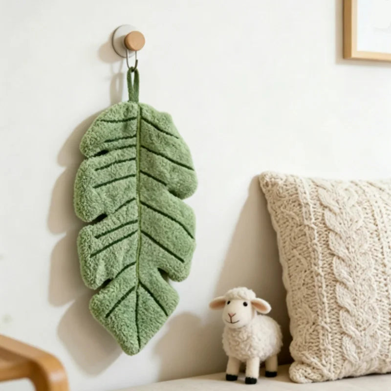 Banana Leaf Shaped Hand Towel