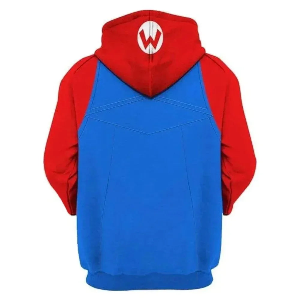 Red, Green & Shell Costume Hoodie