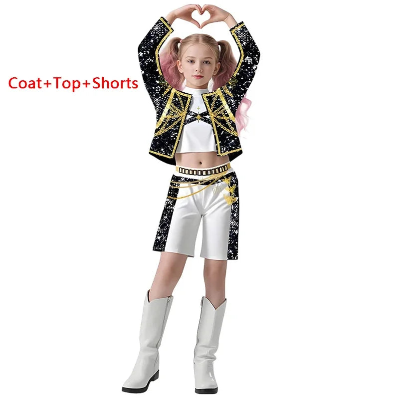 Kids' K-Pop Idol Stage Costume